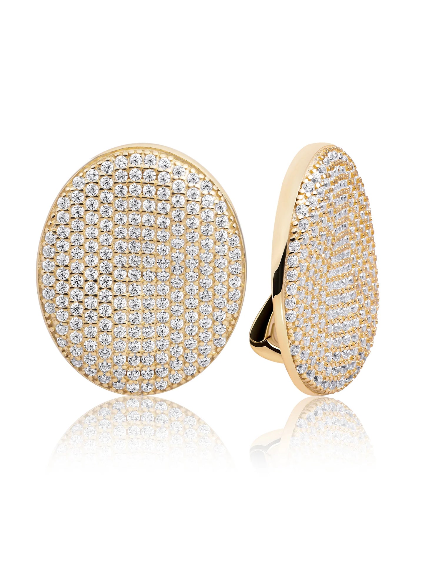 SPARKLING EARRINGS FUSE PUSH BACK EARRINGS GOLD