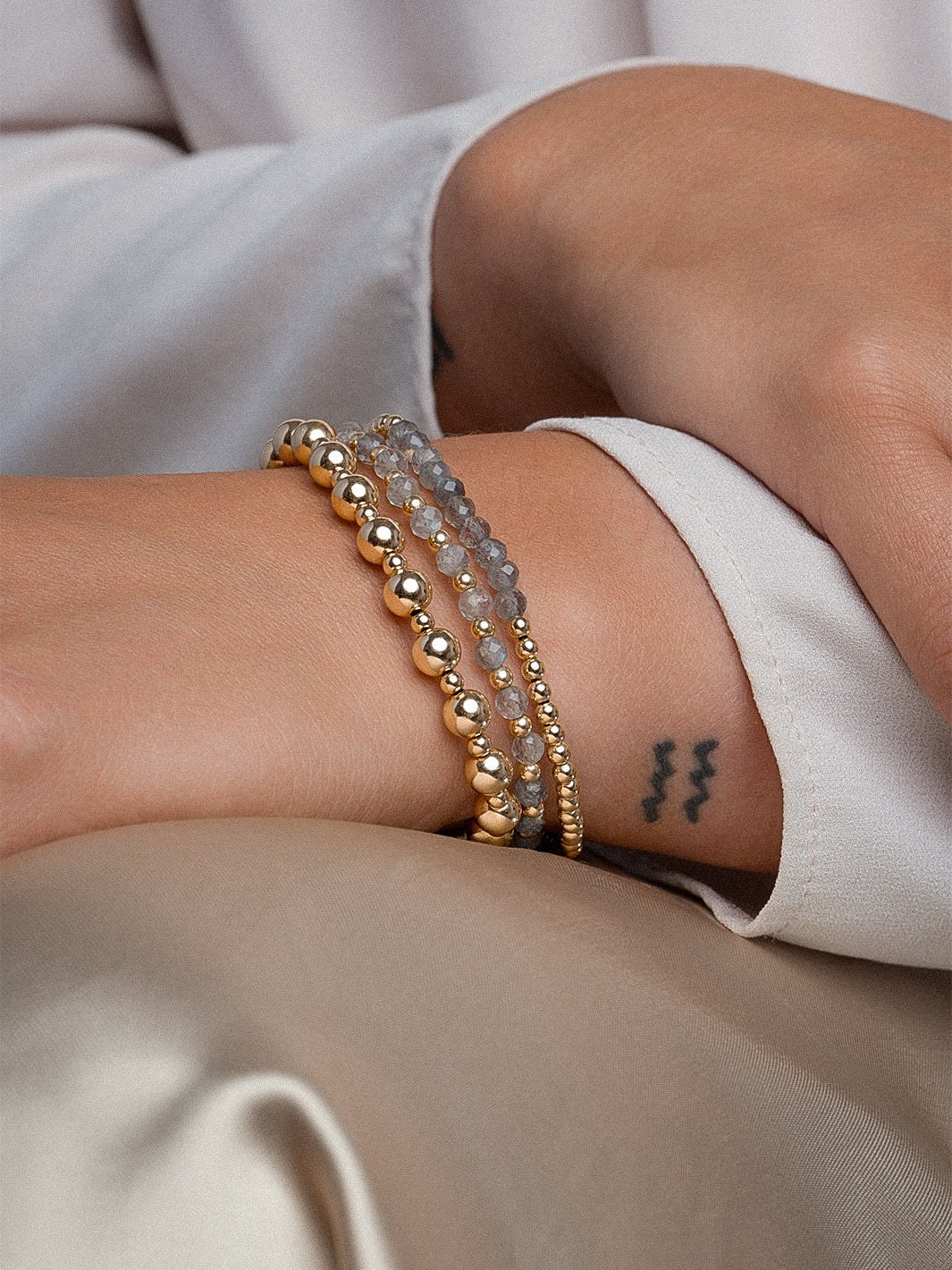 SPARKLING Bracelet Bold Mix Interstellar Gold 6/3 MM