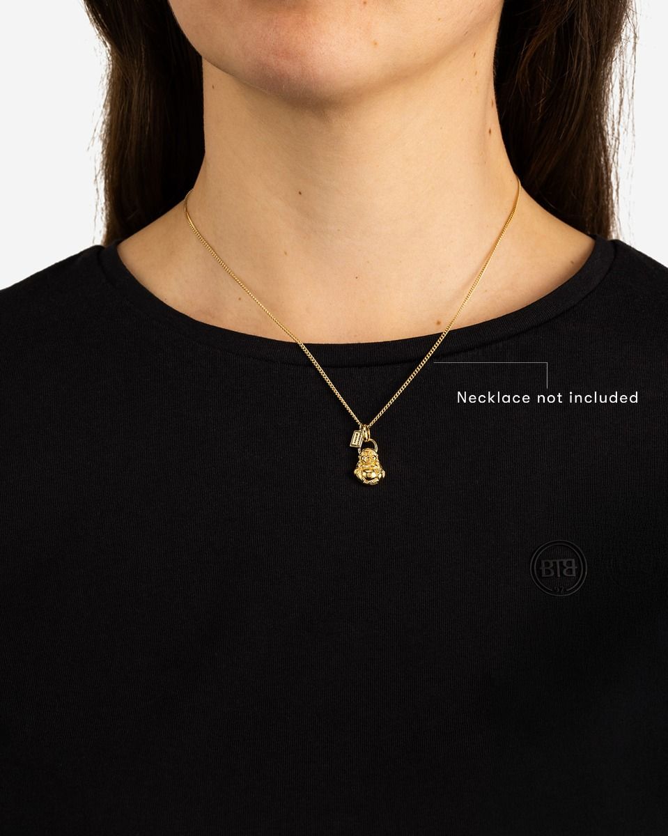 BUDDHA TO BUDDHA BUDDHA XS HANGER VERGULD ZILVER