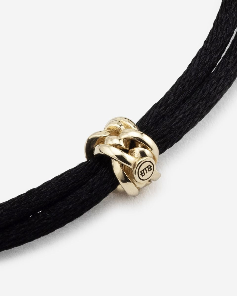 BUDDHA TO BUDDHA CORD BRACELET NATHALIE 14KT GOLD