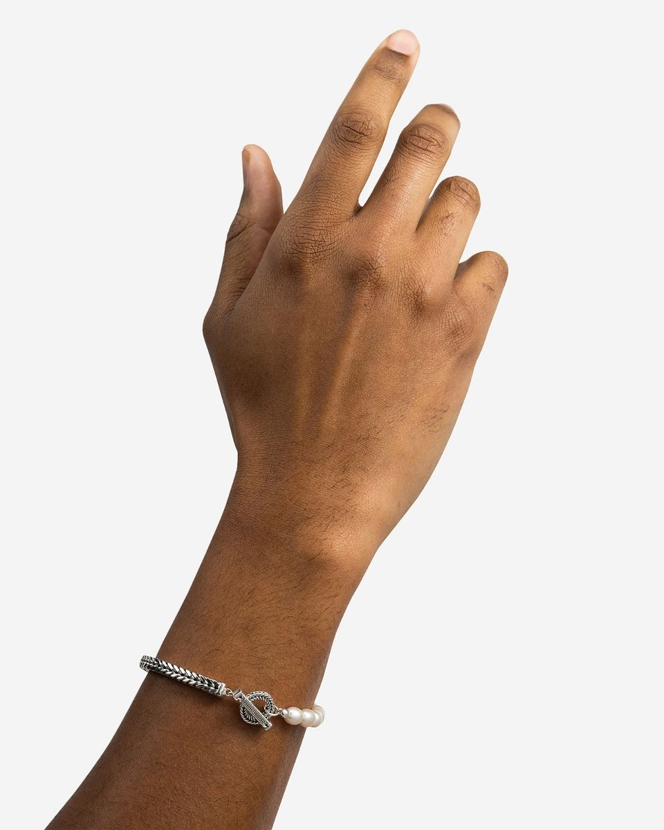 BUDDHA TO BUDDHA BARBARA XS PAREL ARMBAND ZILVER