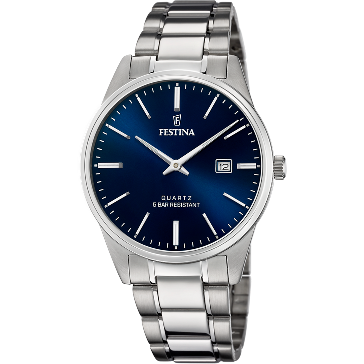FESTINA HEREN BLAUW CLASSICS STALEN HORLOGE BAND F20511/3