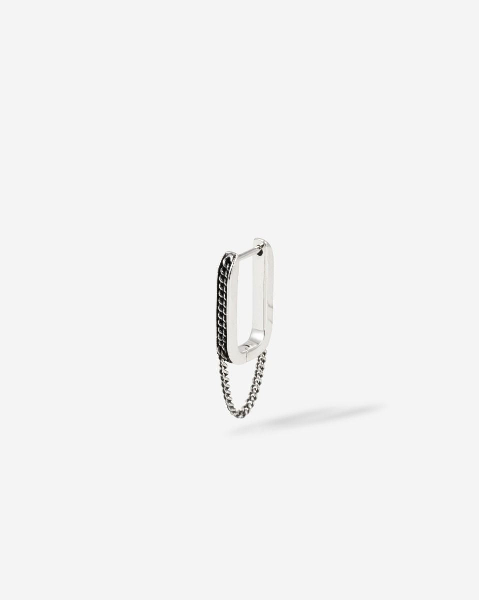 BUDDHA TO BUDDHA ESSENTIAL HOOP CHAINLINK ZILVER SINGLE PIECE