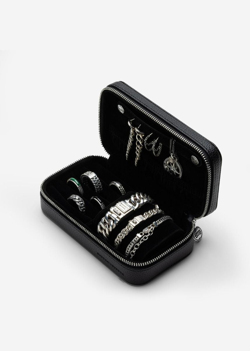 BUDDHA TO BUDDHA JEWELRY TRAVEL CASE BLACK MEDIUM