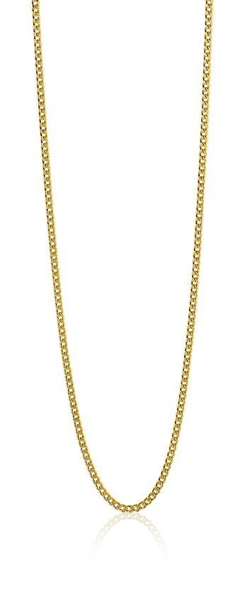 ZINZI Ketting Goud verguld ZILC-G42G