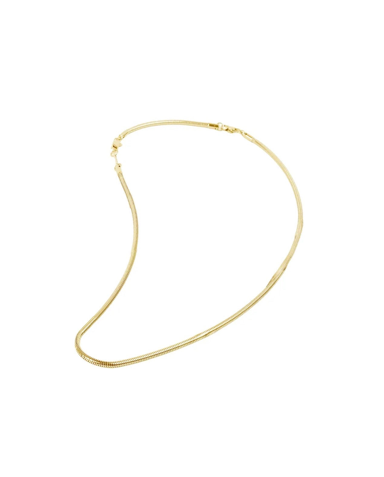 GEMINI Missa ketting in roestvrij staal met een gouden afwerking