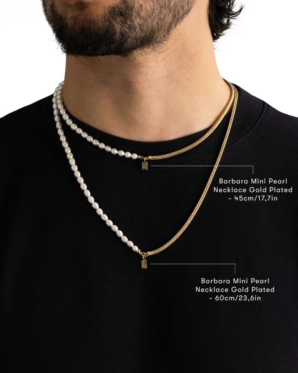 BUDDHA TO BUDDHA BARBARA MINI PAREL KETTING VERGULD 60 CM