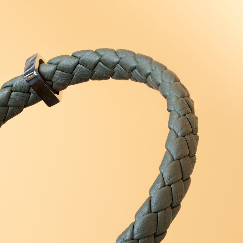 GEMENI UNA ARMBAND NAPPA LEDER LICHT GROEN