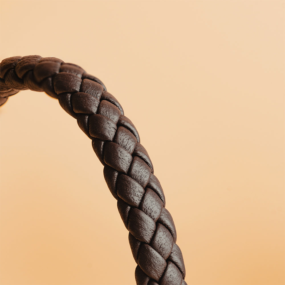 GEMENI UNA ARMBAND NAPPA LEDER BRUIN
