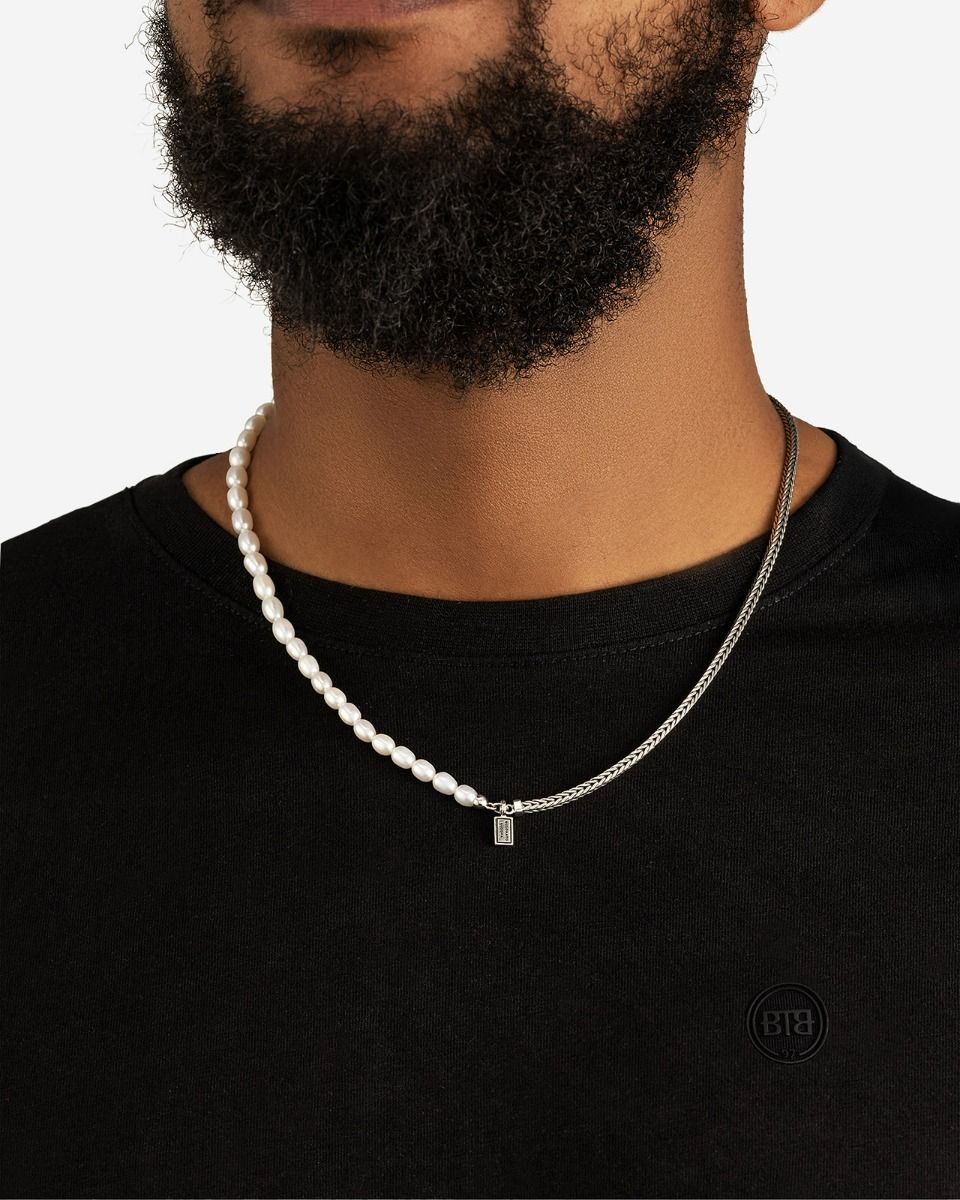 BUDDHA TO BUDDHA BARBARA MINI PAREL KETTING ZILVER 50CM
