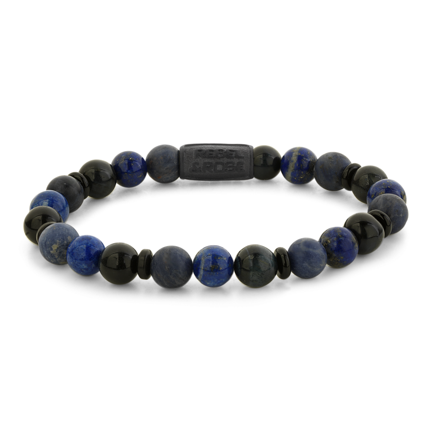Rebel & Rose Armband Variations Mix-Blue 8mm