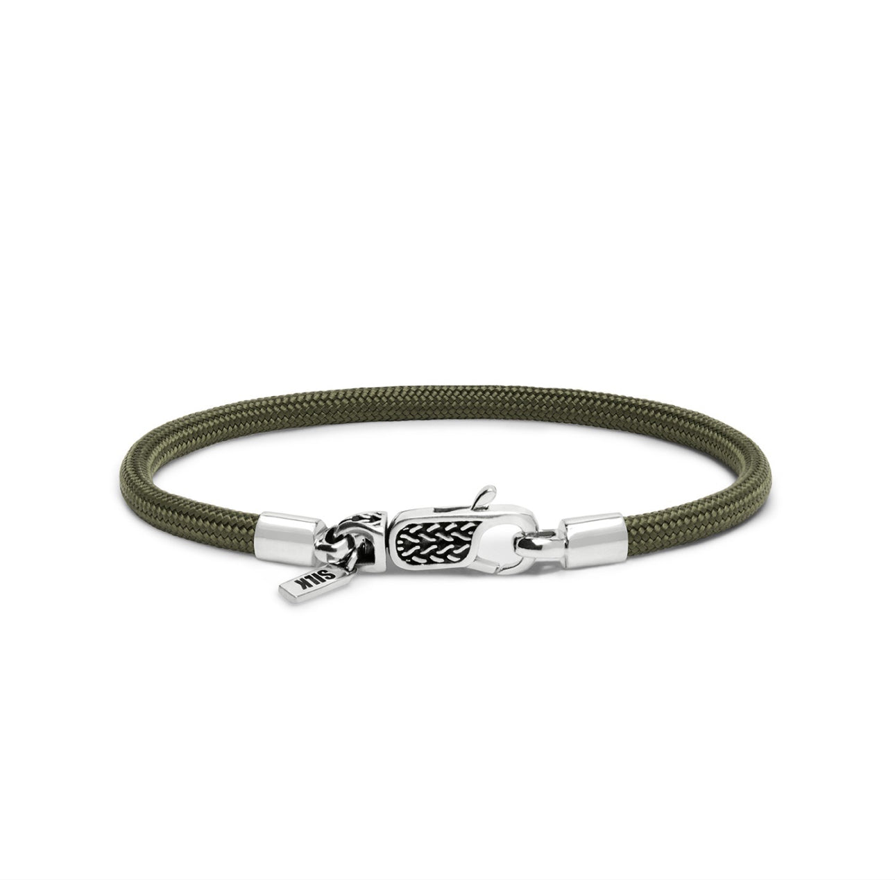 SILK 782EM ARMBAND ZILVER & PARACORD