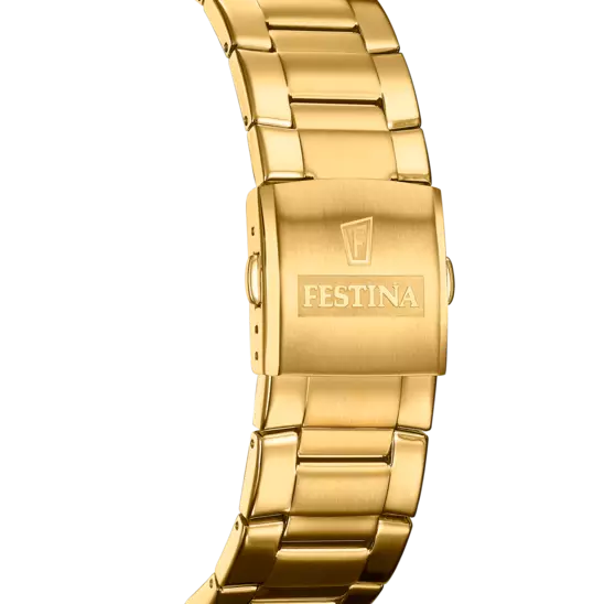 FESTINA HEREN GROEN GOUDKLEURIG HORLOGE F20541/3