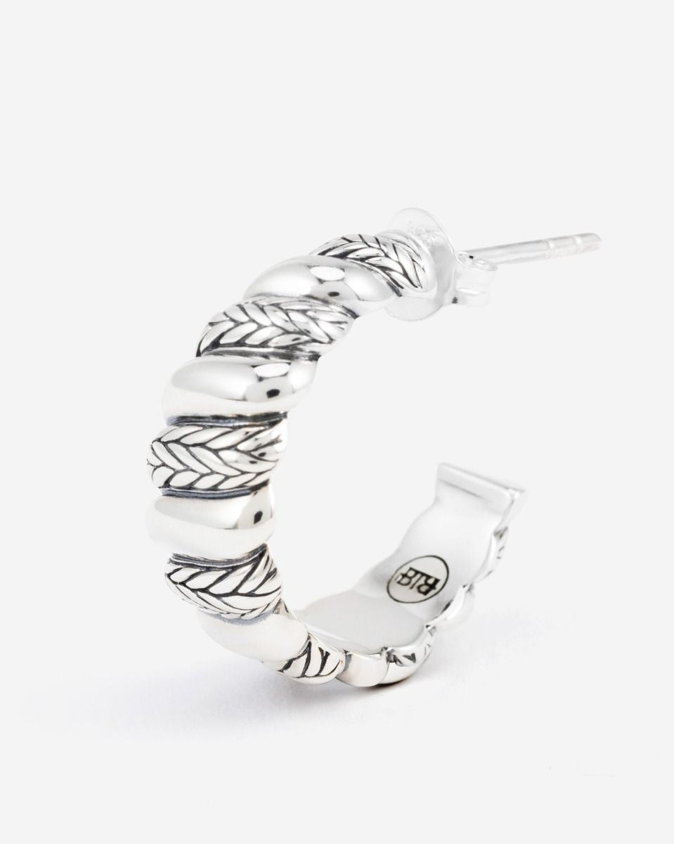 BUDDHA TO BUDDHA ELLEN OORBELLEN SPIRAAL ZILVER SET