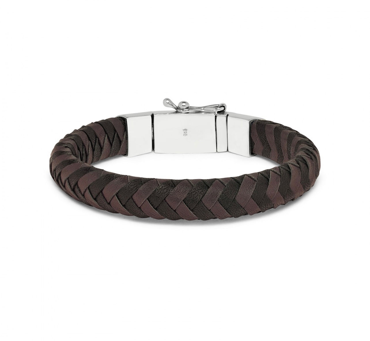 SILK Armband Zwart-Bruin 326BBR 19CM