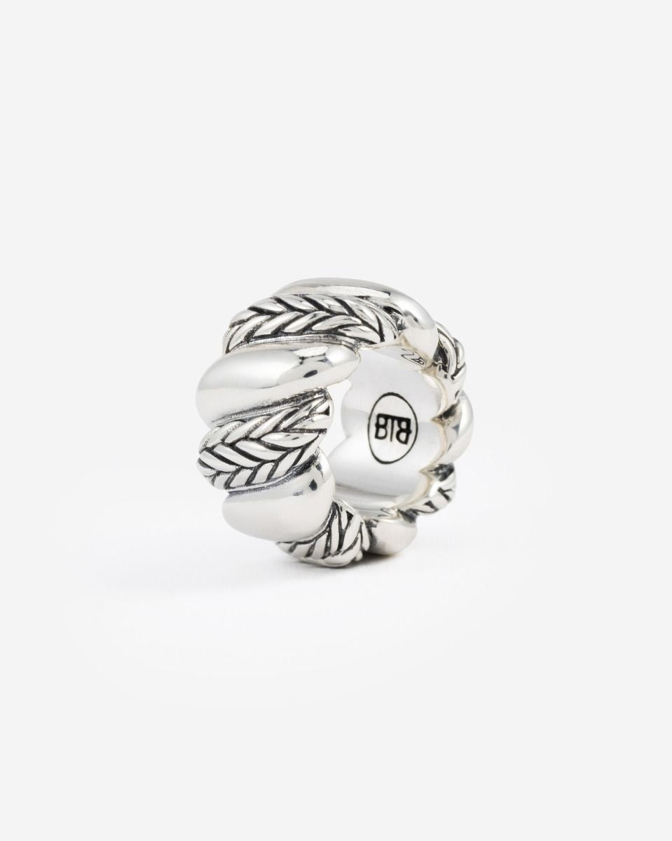 BUDDHA TO BUDDHA ELLEN HANGER SPIRAAL ZILVERKLEURIGE
