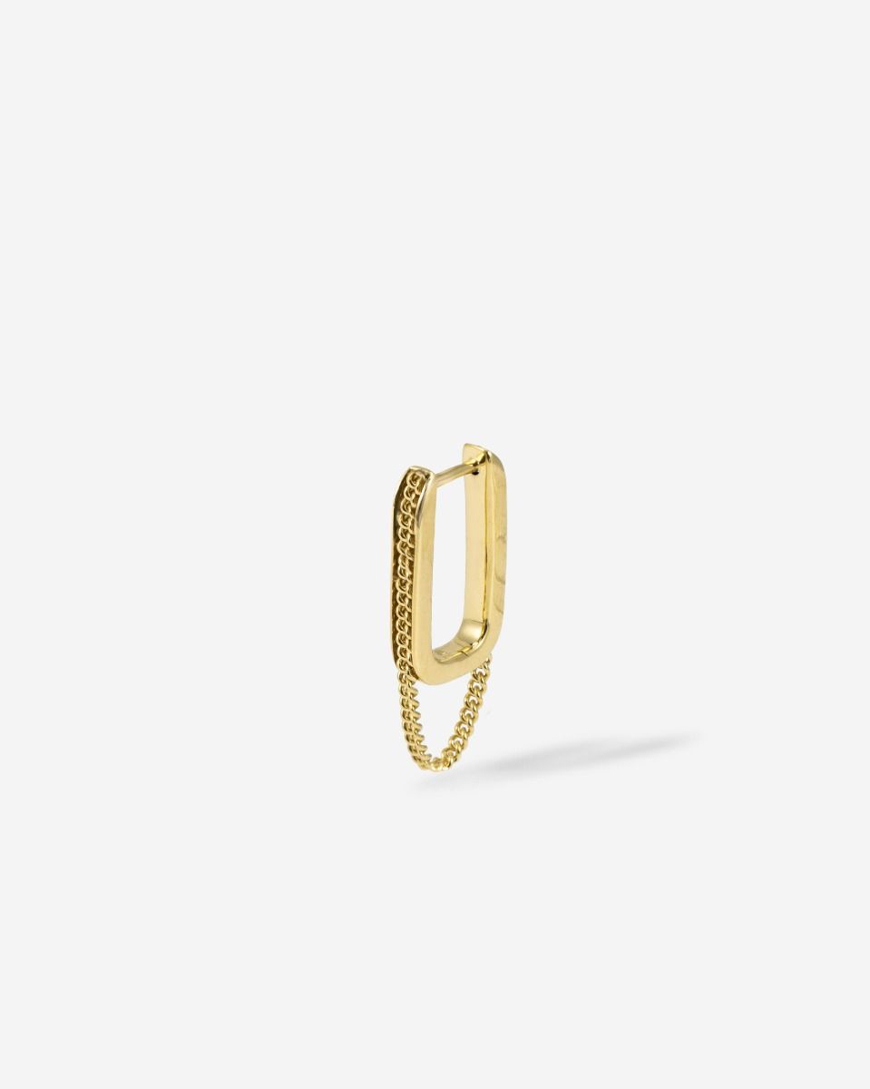 BUDDHA TO BUDDHA ESSENTIAL HOOP CHAINLINK VERGULD ZILVER SINGLE PIECE