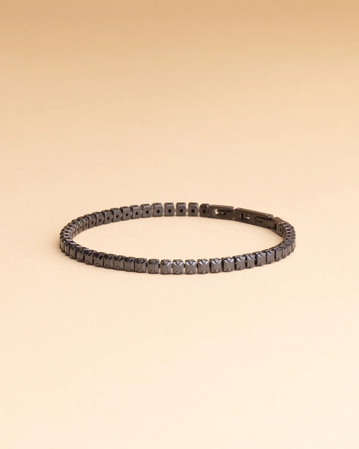GEMINI Luxus 3mm Volledig zwarte tennisarmband