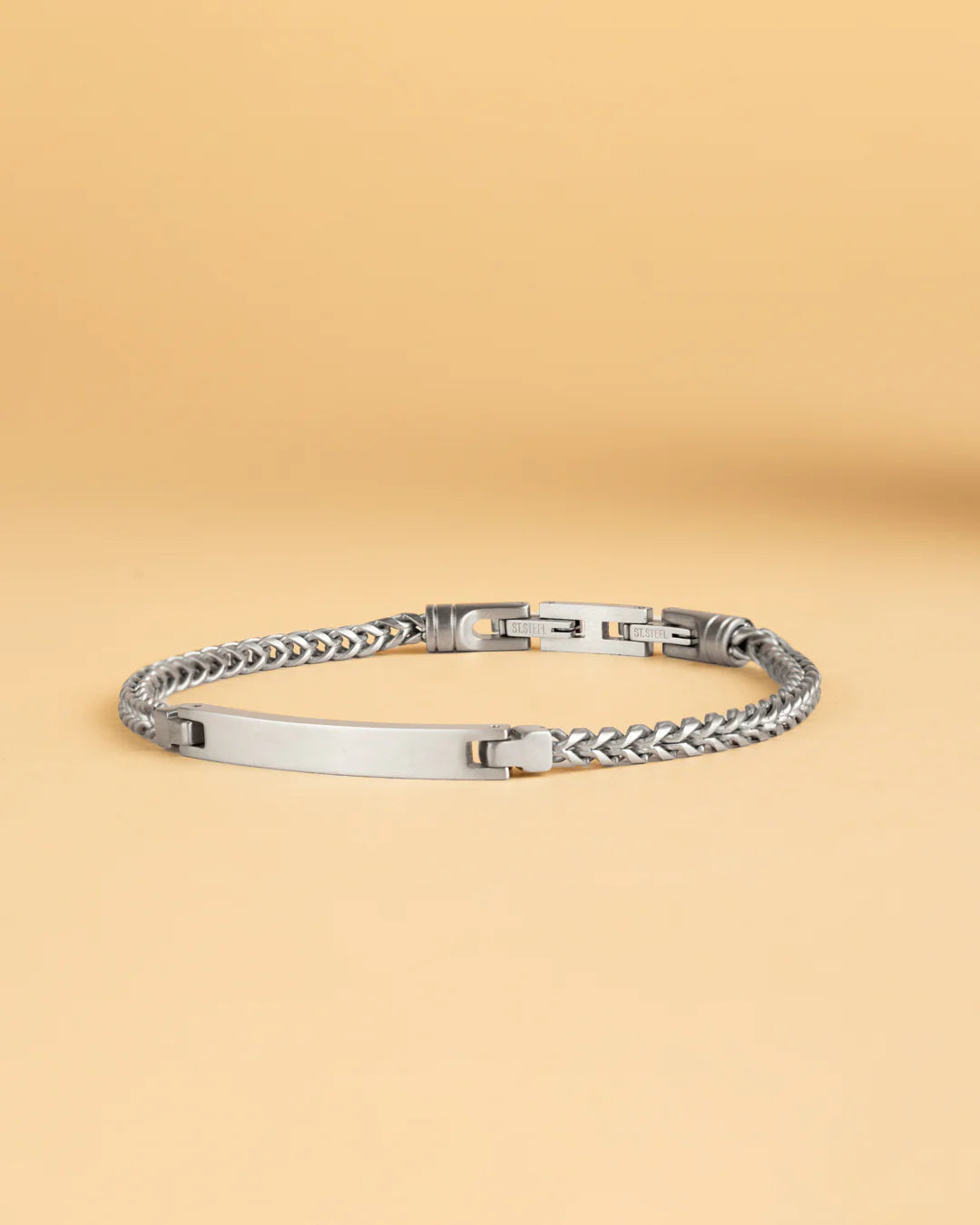 GEMENI MEMENTO 3 MM ARMBAND MET ZILVEREN AFWERKING