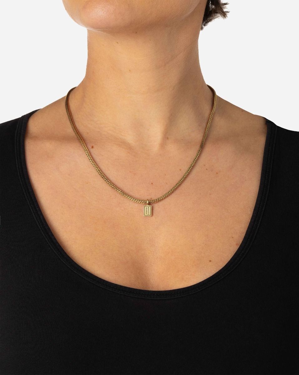 BUDDHA TO BUDDHA KETTING BARBARA XS VERGULD 50 CM