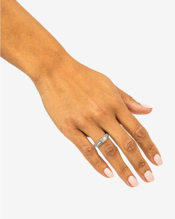 BUDDHA TO BUDHHA EDWIN MINI RING SILVER