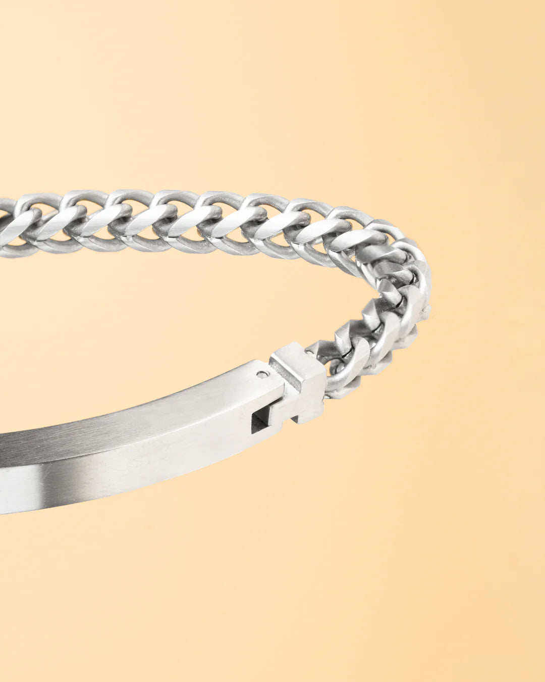 GEMENI OPUS ARMBAND 5MM ROESTVRIJSTAAL ZILVER
