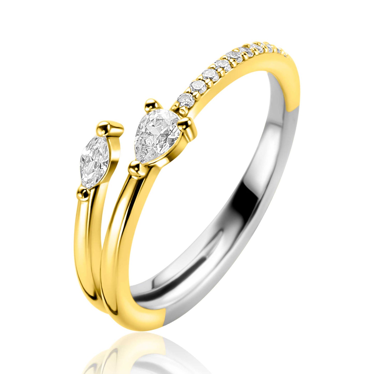 ZINZI RING VERGULD ZIR2689Y