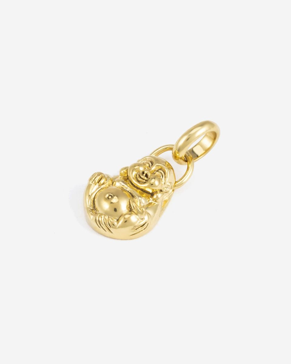 BUDDHA TO BUDDHA BUDDHA XS HANGER VERGULD ZILVER