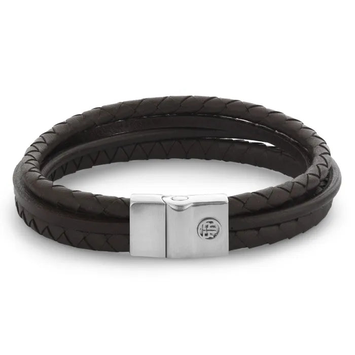 Rebel & Rose armband Full Metal Premium Combo Brown