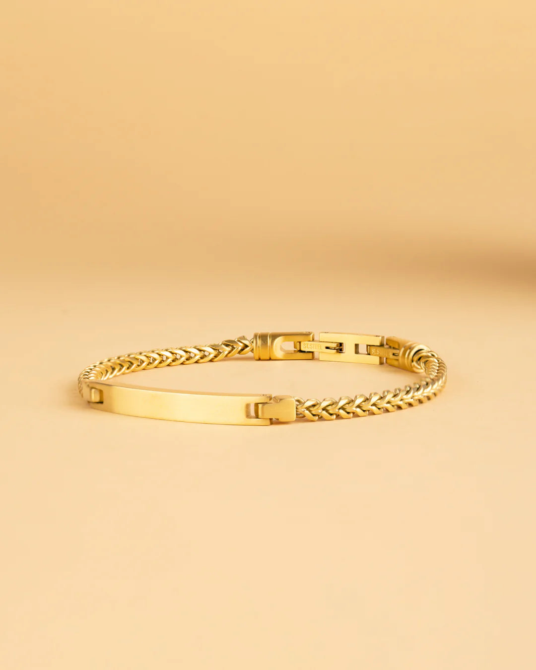 GEMENI MEMENTO 3 MM ARMBAND MET GOUDEN AFWERKING