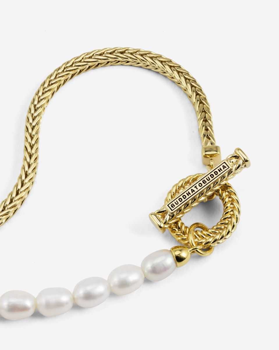 BUDDHA TO BUDDHA BARBARA MINI PAREL KETTING VERGULD 45 CM