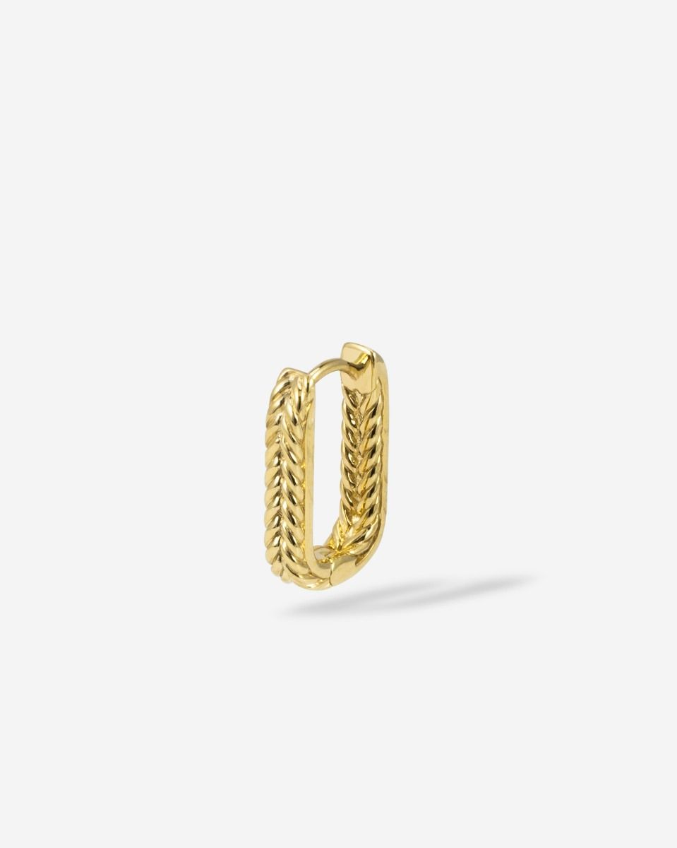 BUDDHA TO BUDDHA BARBARA OMKEERBARE HOOP VERGULD ZILVER SINGLE PIECE