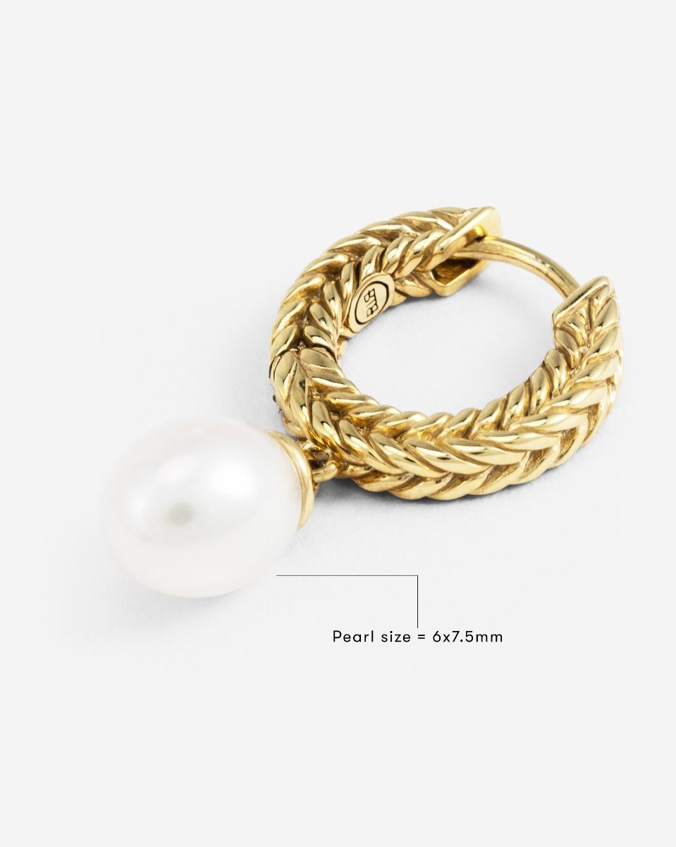 BUDDHA TO BUDDHA BARBARA HOOPS PAREL VERGULD ZILVER
