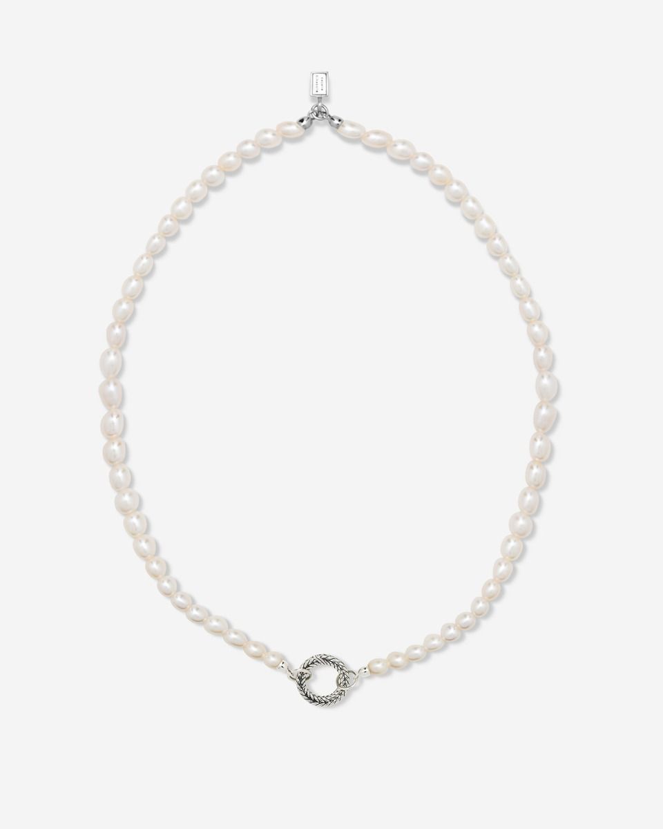 BUDDHA TO BUDDHA BARBARA XS PAREL KETTING ZILVER 45 CM