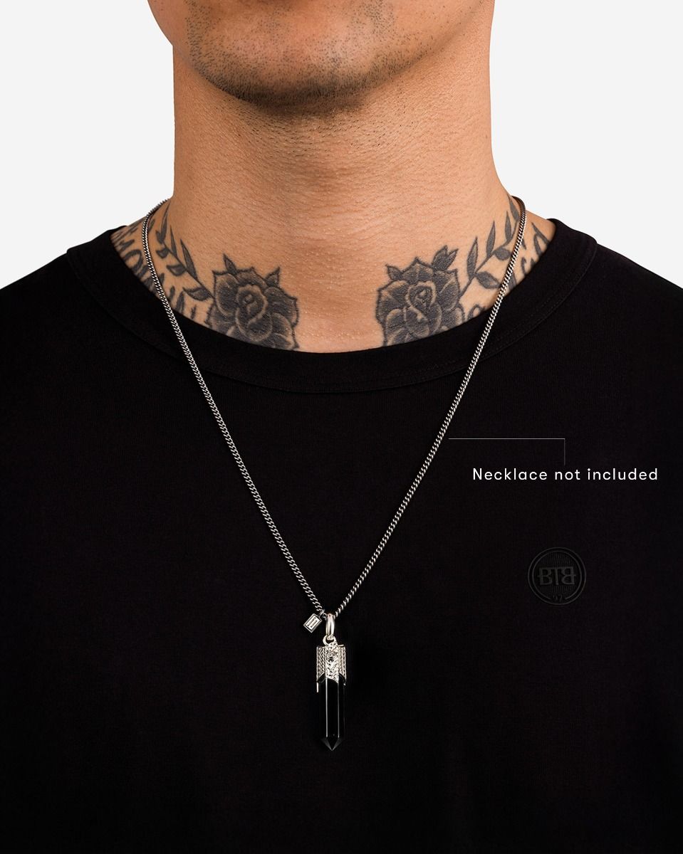 BUDDHA TO BUDDHA HANGER EDELSTEEN ZILVER ZWARTE ONYX