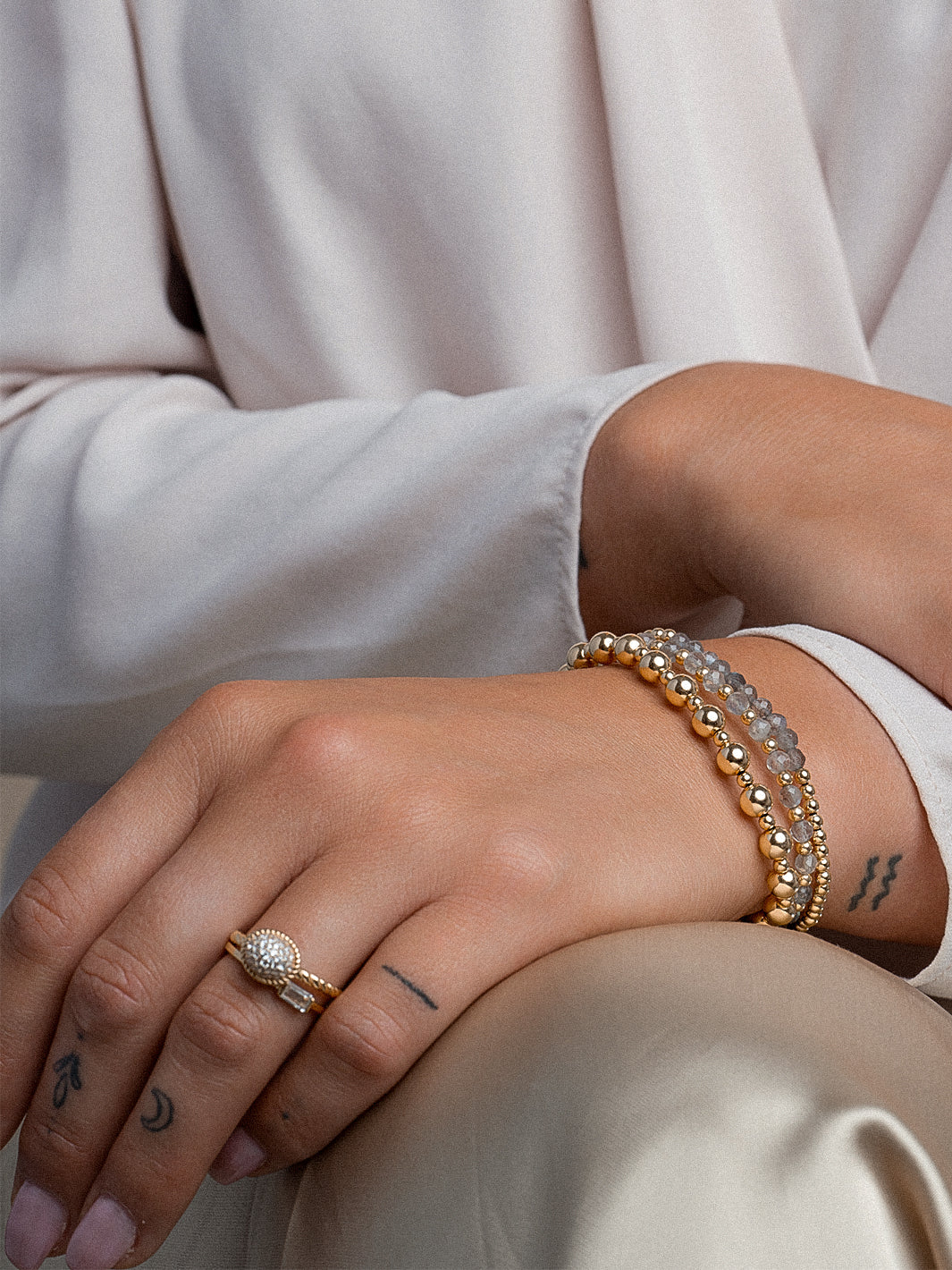 SPARKLING Bracelet Bold Mix Interstellar Gold 6/3 MM