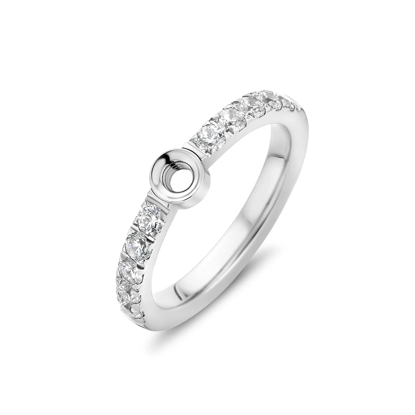 MELANO CRYSTAL RING TWISTED