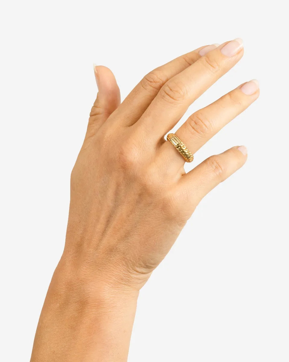 BUDDHA TO BUDDHA BEN XS VERGULD GOUD RING