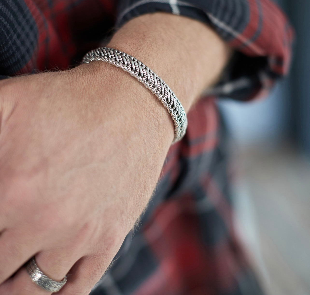 SILK Armband Zilver 738 19CM