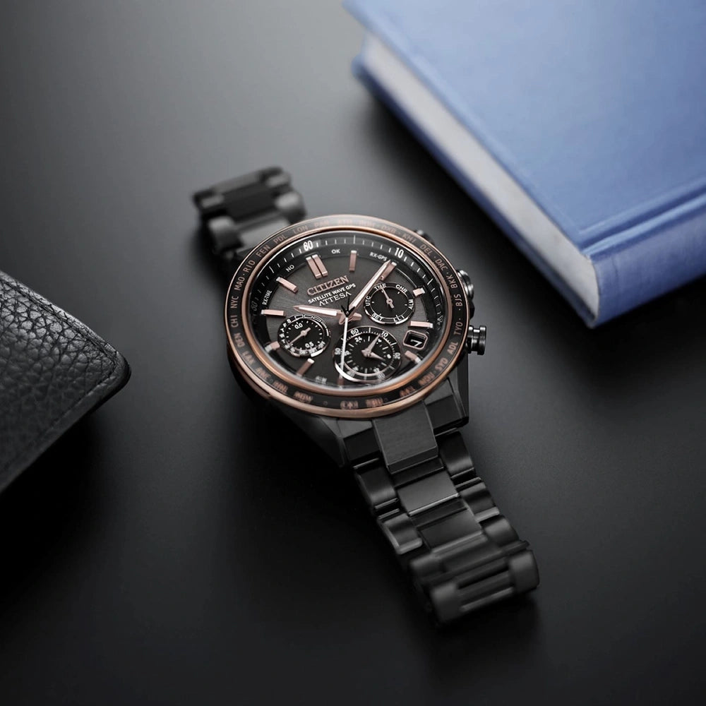 CITIZEN ATTESA SATELLITE WAVE GPS C4074-61W