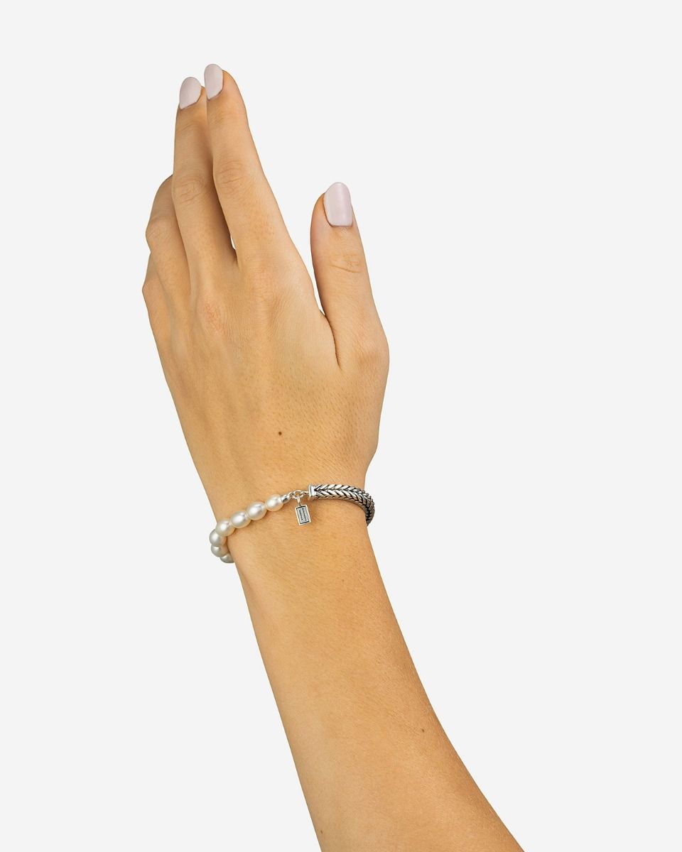 BUDDHA TO BUDDHA BARBARA XS PAREL ARMBAND ZILVER