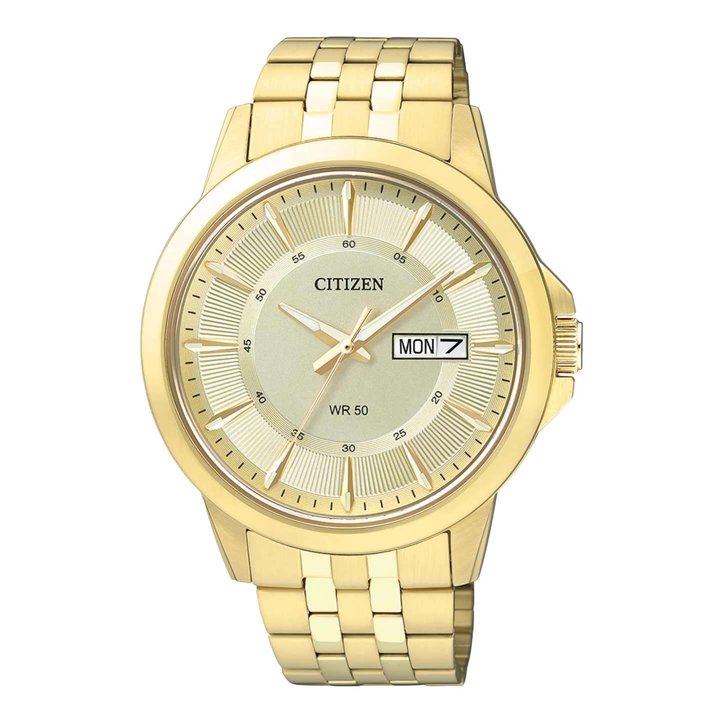 CITIZEN Quartz Horloge voor Heren – Champagne Wijzerplaat BF2013-56PE