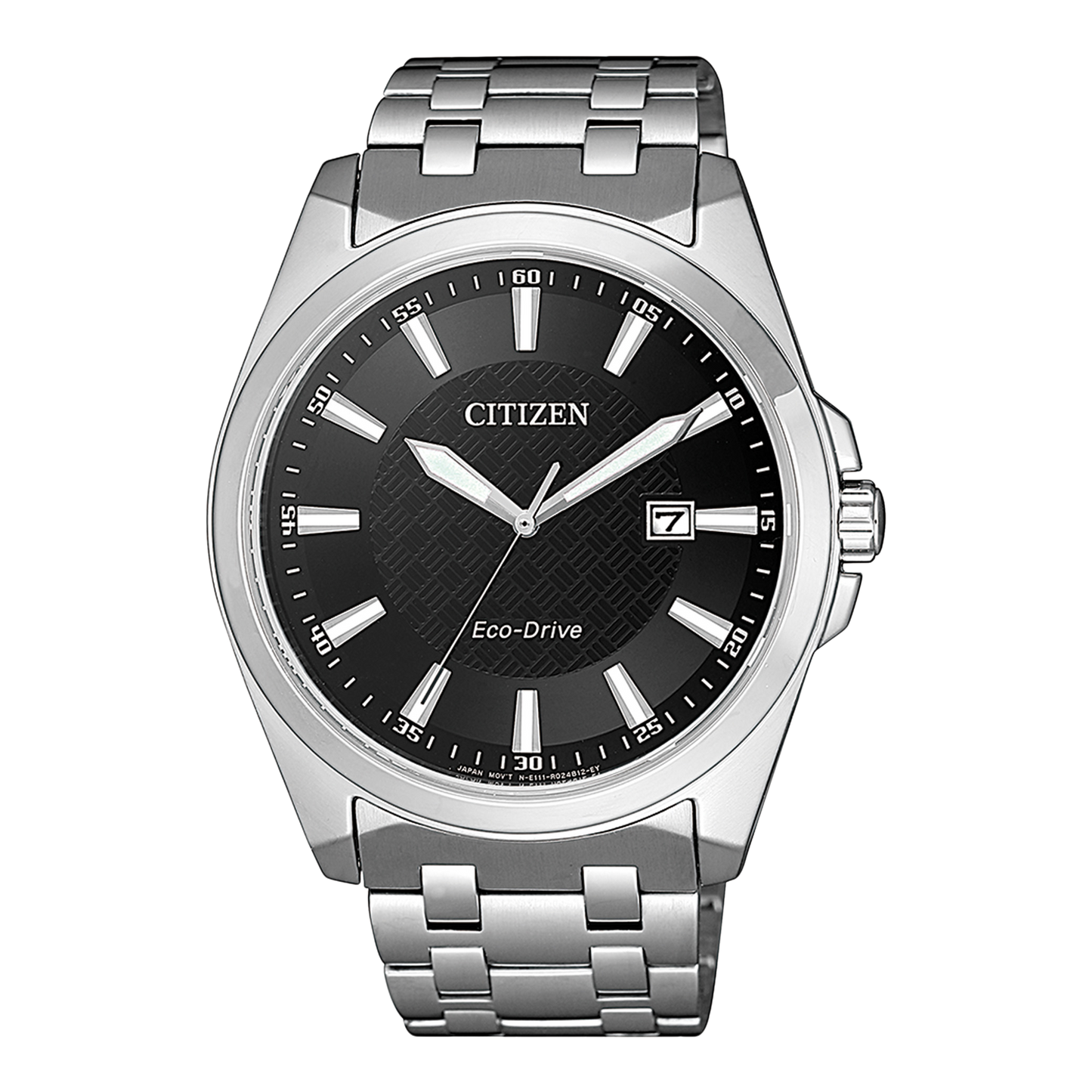 CITIZEN Eco-Drive Horloge voor Heren – Zwarte Wijzerplaat BM7108-81E