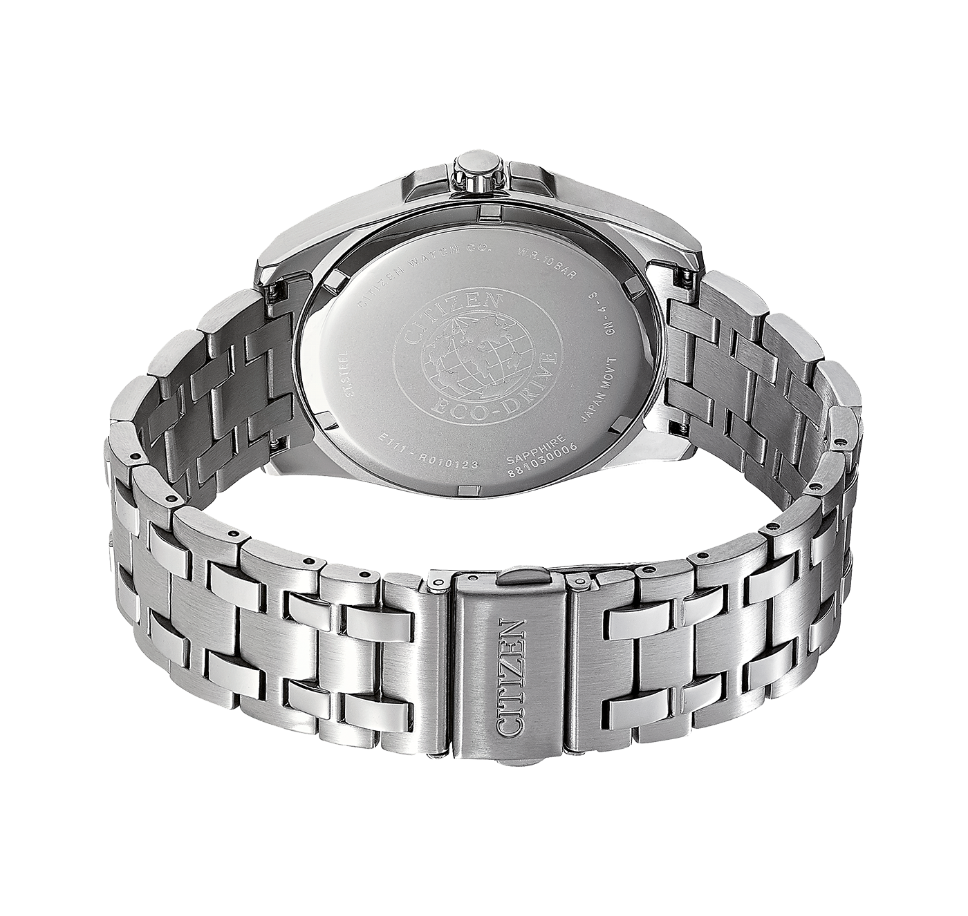 CITIZEN Eco-Drive Horloge voor Heren – Zwarte Wijzerplaat BM7108-81E