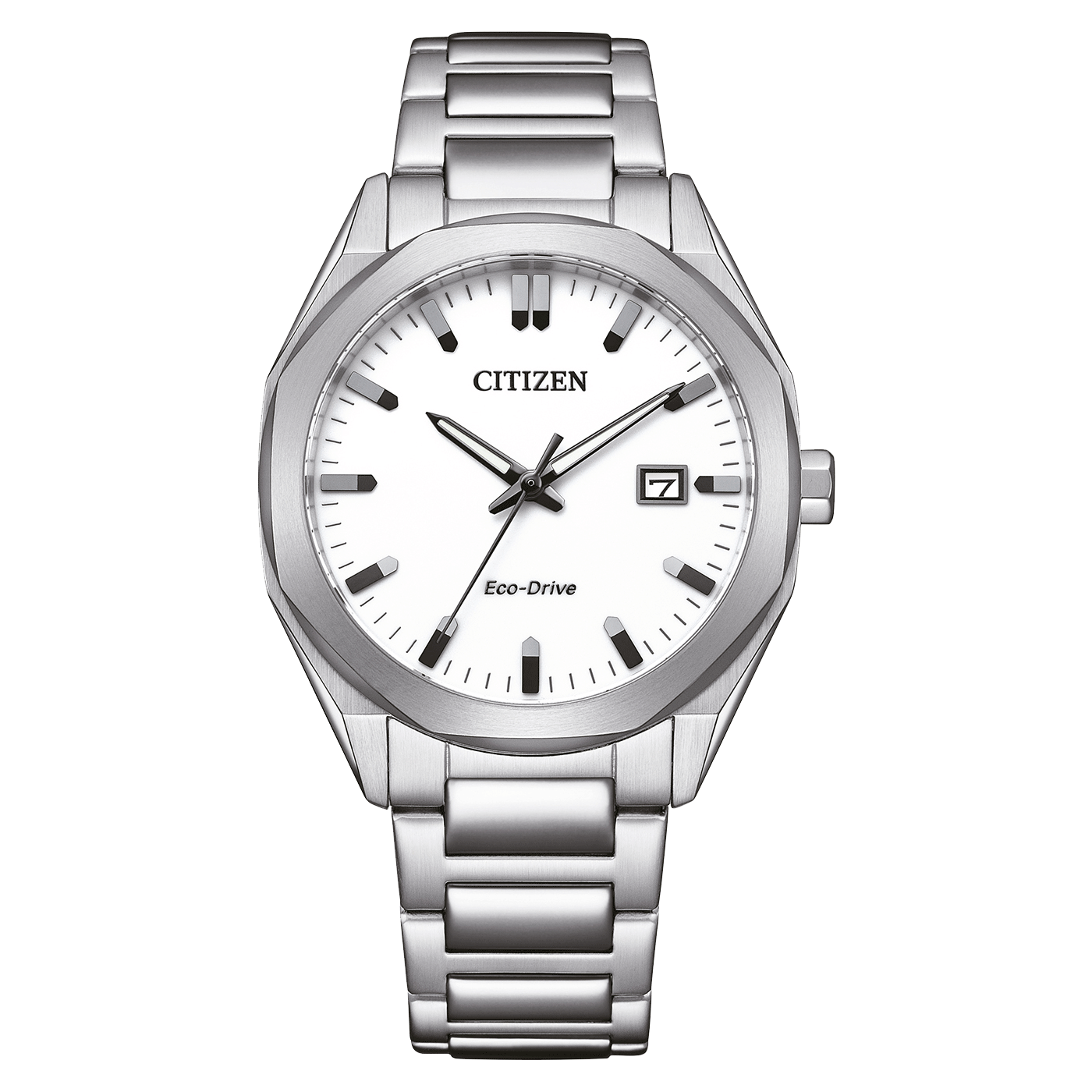 CITIZEN Eco-Drive Horloge voor Heren – Witte Wijzerplaat BM7620-83A