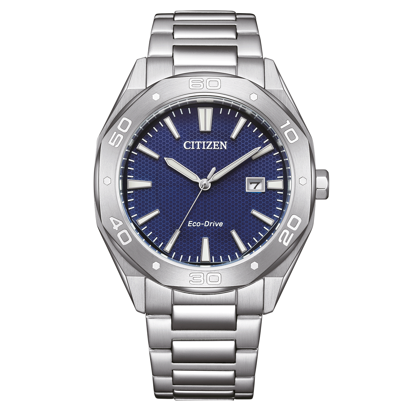 CITIZEN Eco-Drive Horloge voor Heren – Blauwen Wijzerplaat BM7631-52L