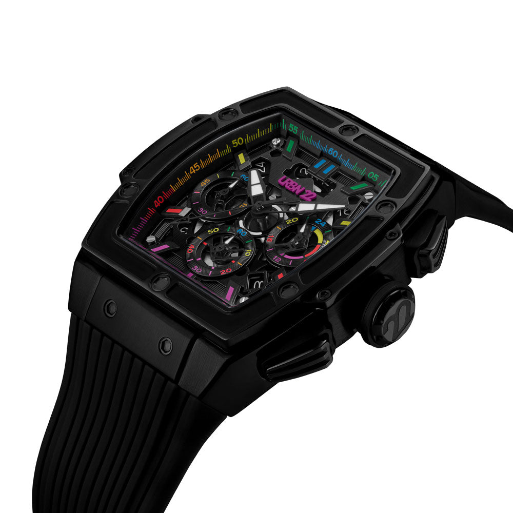 URBN22 ONYX BLACK MAYHEM WATCH