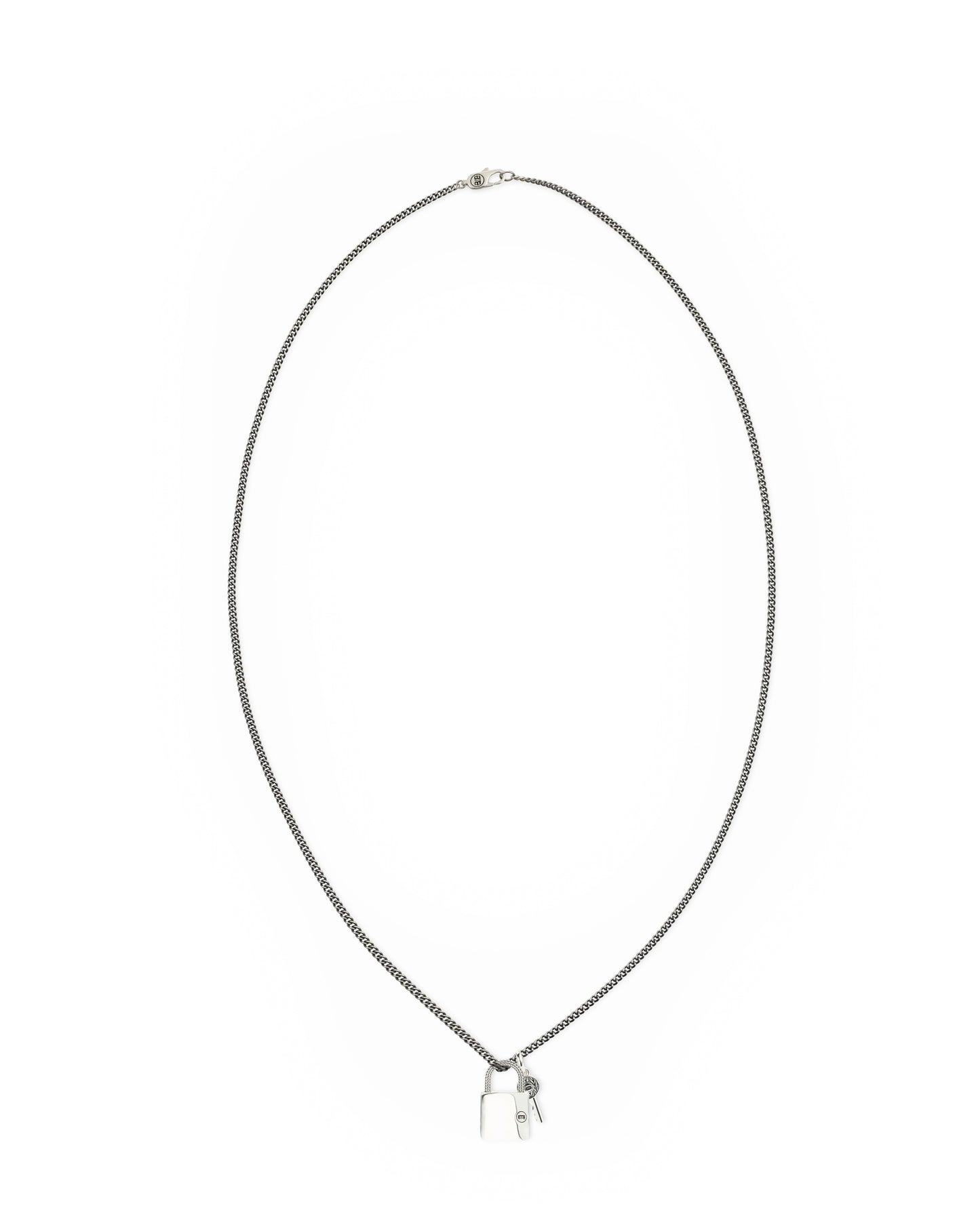 BUDDHA TO BUDDHA KETTING ESSENTIAL PADLOCK ZILVER