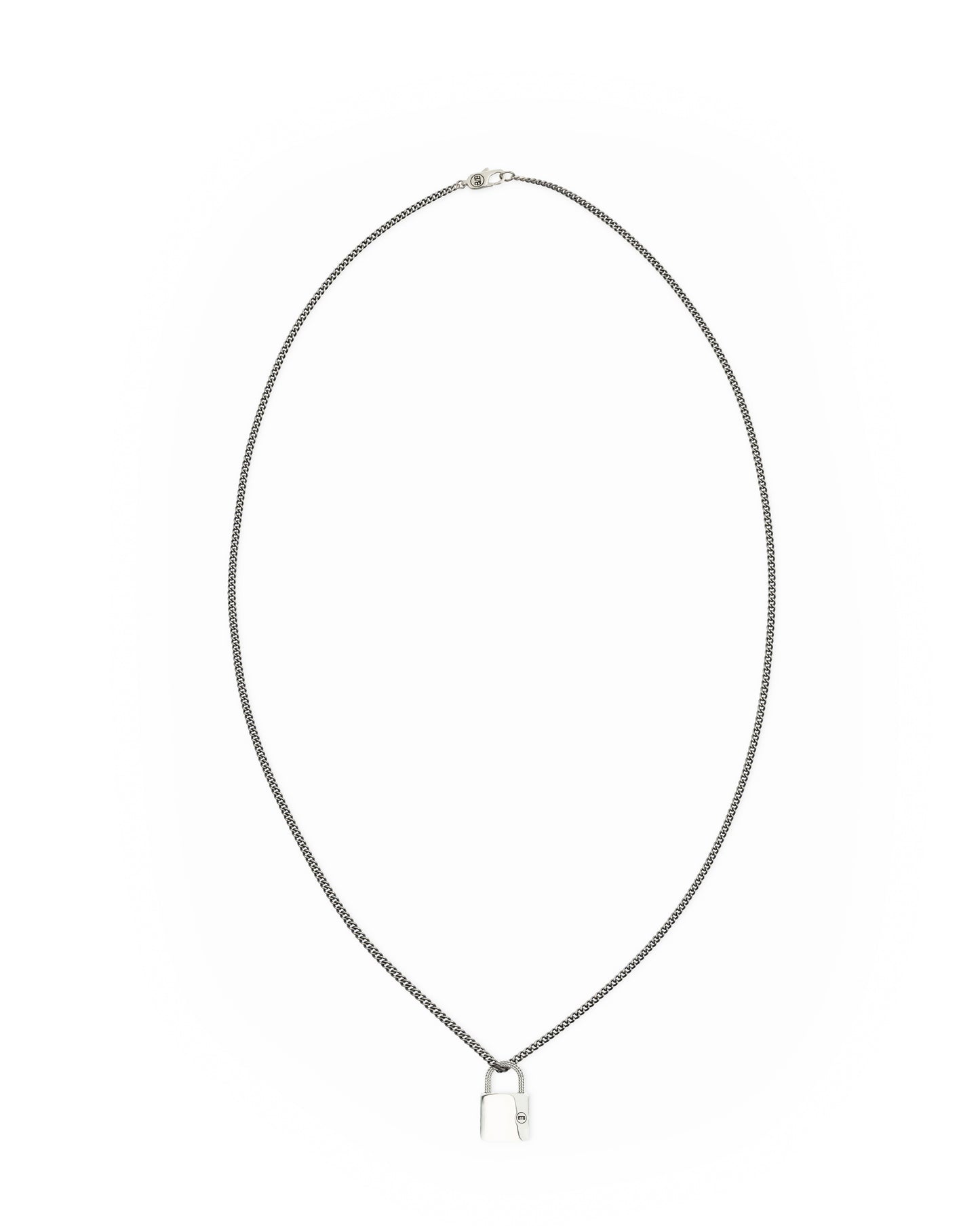 BUDDHA TO BUDDHA KETTING ESSENTIAL PADLOCK ZILVER