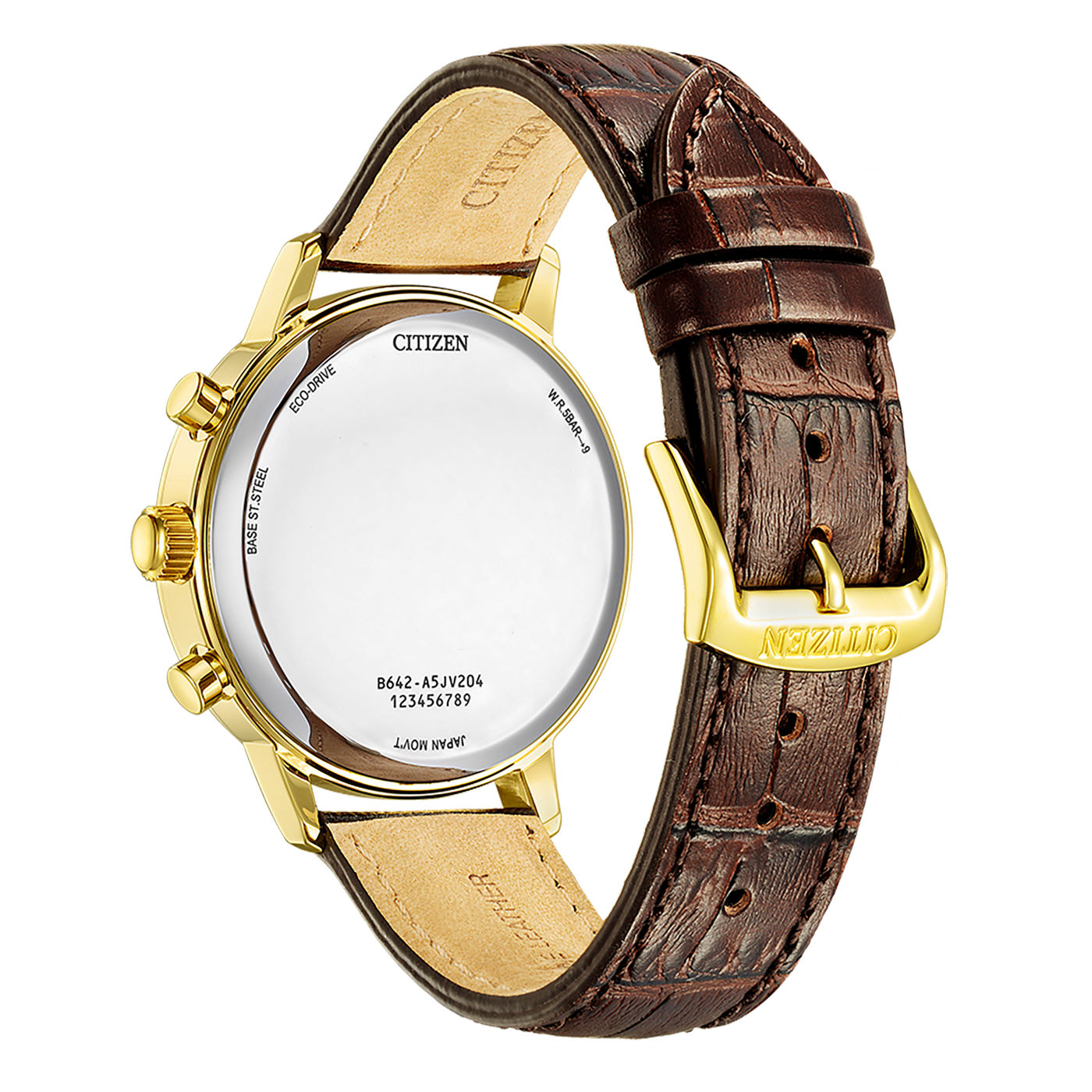 CITIZEN Eco-Drive Chronograph Horloge voor Heren – Witte Wijzerplaat CA7062-15A